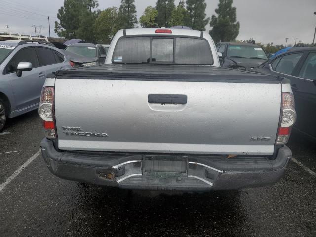 5TETX4CN5AZ674704 - 2010 TOYOTA TACOMA ACCESS CAB SILVER photo 6