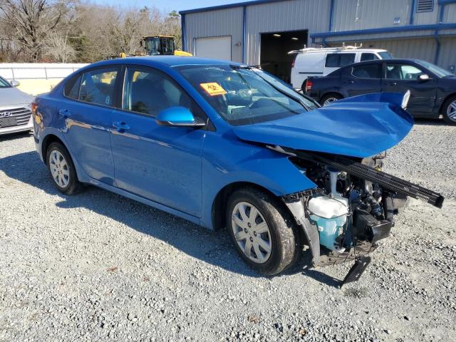 3KPA24AD5ME392641 - 2021 KIA RIO LX BLUE photo 4