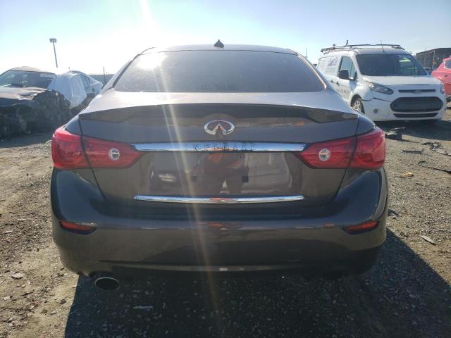 JN1BV7AP6EM673893 - 2014 INFINITI Q50 BASE BROWN photo 6