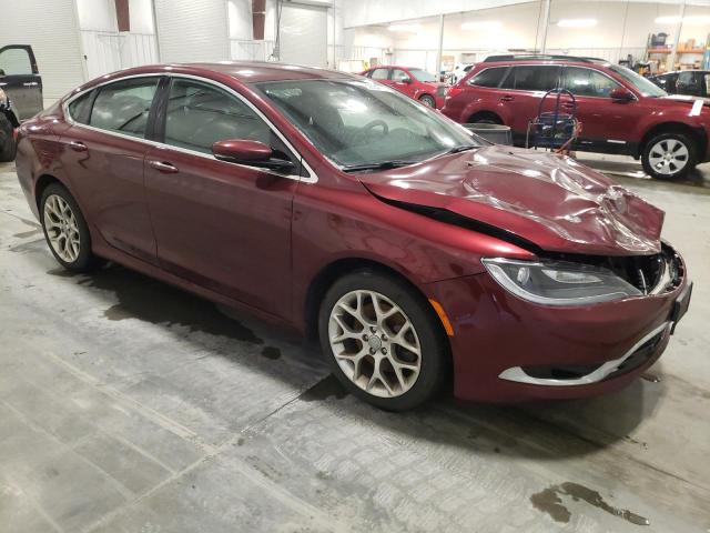 1C3CCCEG3FN584258 - 2015 CHRYSLER 200 C MAROON photo 4