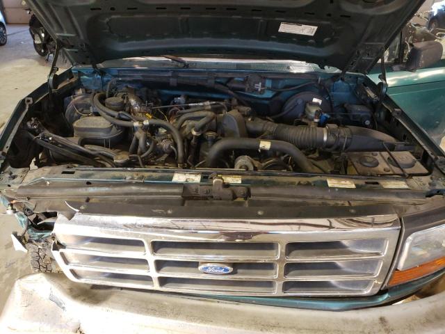 1FTEF15Y2TNA33355 - 1996 FORD F150 GREEN photo 11