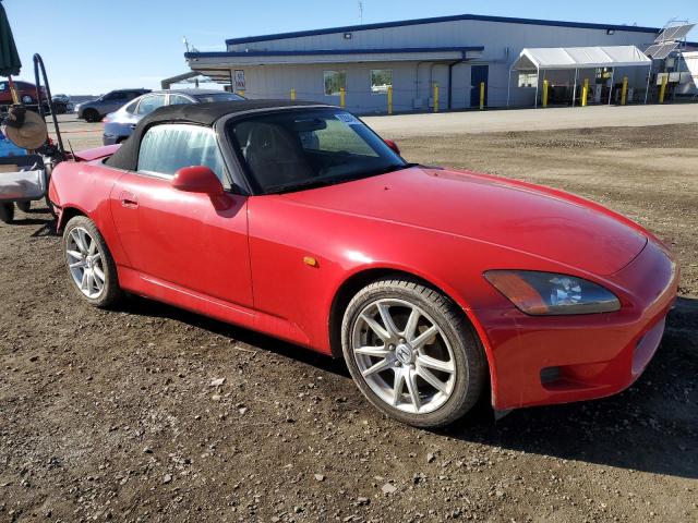 JHMAP1142YT002736 - 2000 HONDA S2000 RED photo 4