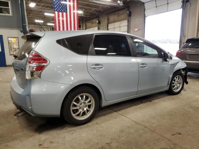 JTDZN3EUXFJ025626 - 2015 TOYOTA PRIUS V BLUE photo 3