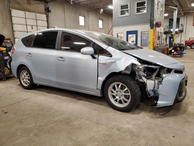 JTDZN3EUXFJ025626 - 2015 TOYOTA PRIUS V BLUE photo 4