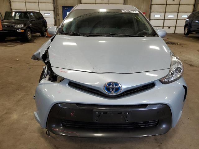 JTDZN3EUXFJ025626 - 2015 TOYOTA PRIUS V BLUE photo 5