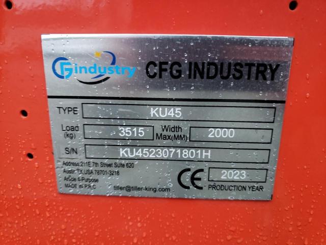 KU4523071801H - 2023 CFG YANMARKU45 RED photo 10