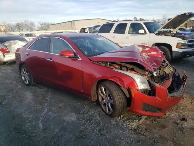 1G6AB5R38E0163269 - 2014 CADILLAC ATS LUXURY RED photo 4