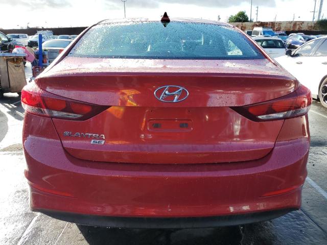 5NPD74LF8HH201678 - 2017 HYUNDAI ELANTRA SE RED photo 6