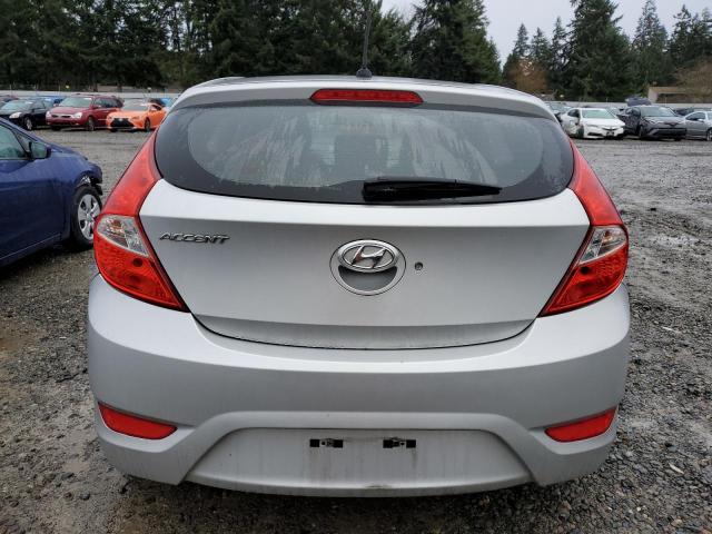 KMHCT5AEXDU097536 - 2013 HYUNDAI ACCENT GLS SILVER photo 6