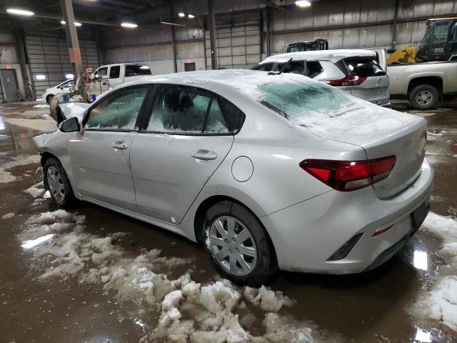 3KPA24AD1PE556083 - 2023 KIA RIO LX SILVER photo 2