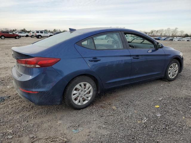 5NPD74LF3HH145729 - 2017 HYUNDAI ELANTRA SE BLUE photo 3