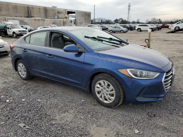 5NPD74LF3HH145729 - 2017 HYUNDAI ELANTRA SE BLUE photo 4