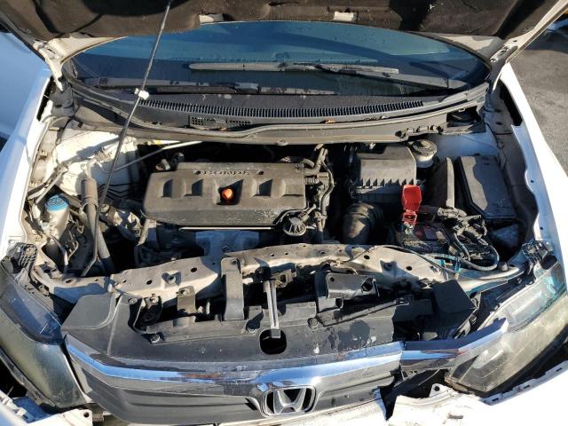 19XFB2F91CE348407 - 2012 HONDA CIVIC EXL თეთრი ფოტო 11