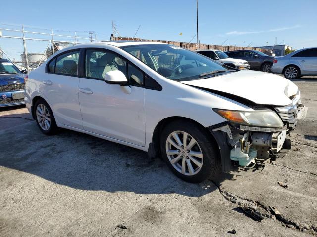 19XFB2F91CE348407 - 2012 HONDA CIVIC EXL WHITE photo 4