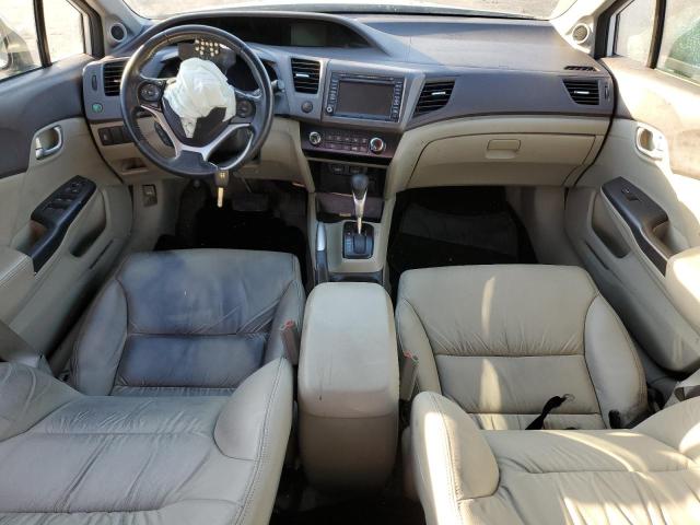 19XFB2F91CE348407 - 2012 HONDA CIVIC EXL თეთრი ფოტო 8
