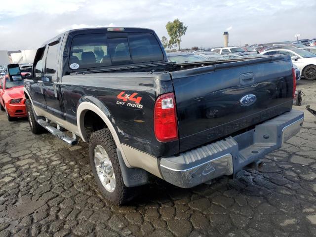 1FTWW31R08ED68569 - 2008 FORD F350 SRW SUPER DUTY BLACK photo 2