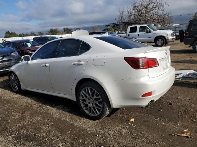 JTHBF5C23D5192006 - 2013 LEXUS IS 250 WHITE photo 2