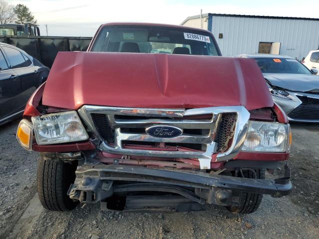 1FTYR14D99PA68331 - 2009 FORD RANGER SUPER CAB RED photo 5