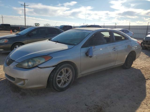 4T1CE38P54U823440 - 2004 TOYOTA CAMRY SOLA SE SILVER photo 1