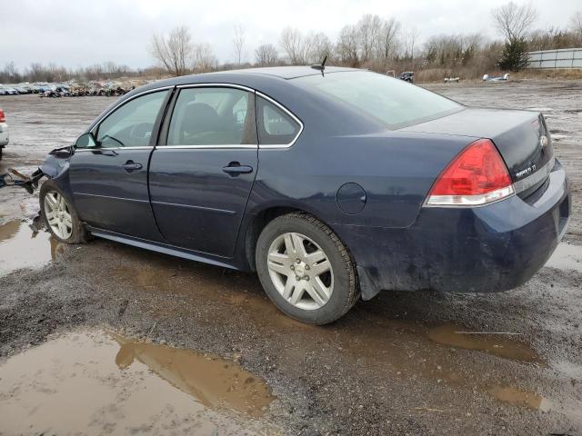 2G1WB5EK7B1301876 - 2011 CHEVROLET IMPALA LT BLUE photo 2