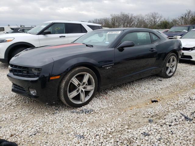 2G1FC1E30C9149800 - 2012 CHEVROLET CAMARO LT BLACK photo 1