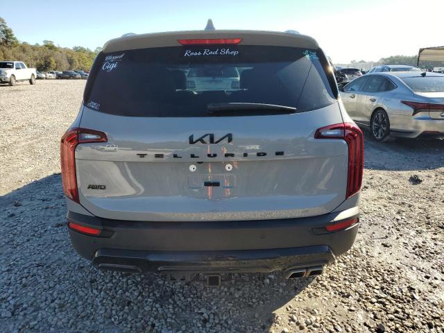 5XYP5DHC9NG289628 - 2022 KIA TELLURIDE SX GRAY photo 6