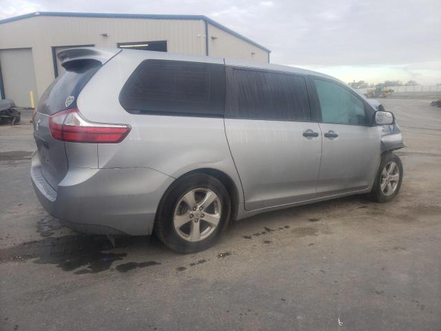 5TDZK3DC9FS542114 - 2015 TOYOTA SIENNA SILVER photo 3