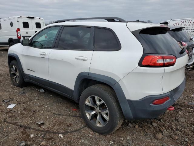 1C4PJMBB1EW109685 - 2014 JEEP CHEROKEE TRAILHAWK WHITE photo 2