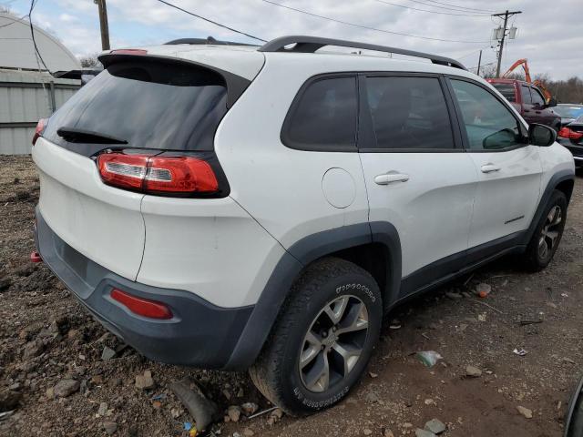 1C4PJMBB1EW109685 - 2014 JEEP CHEROKEE TRAILHAWK WHITE photo 3