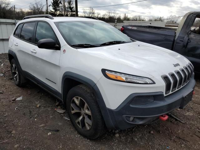 1C4PJMBB1EW109685 - 2014 JEEP CHEROKEE TRAILHAWK WHITE photo 4