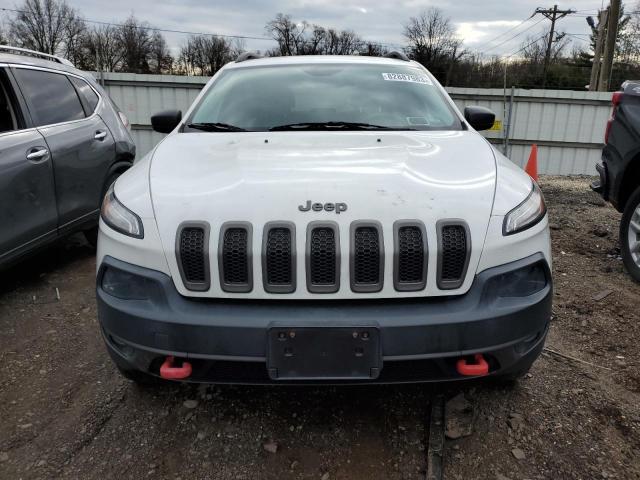 1C4PJMBB1EW109685 - 2014 JEEP CHEROKEE TRAILHAWK WHITE photo 5
