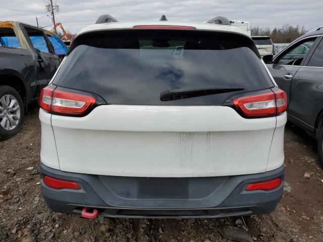 1C4PJMBB1EW109685 - 2014 JEEP CHEROKEE TRAILHAWK WHITE photo 6