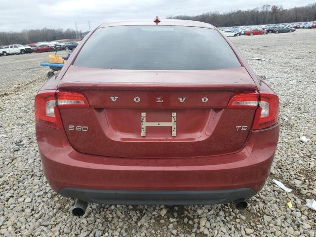 YV1622FS6C2138623 - 2012 VOLVO S60 T5 RED photo 6