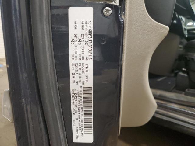 2C4RC1CG1ER172435 - 2014 CHRYSLER TOWN & COU TOURING L BLUE photo 13