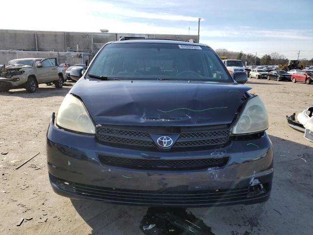 5TDZA23CX5S384301 - 2005 TOYOTA SIENNA CE BLUE photo 5