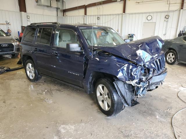 1C4NJRFB0ED562108 - 2014 JEEP PATRIOT LATITUDE BLUE photo 4