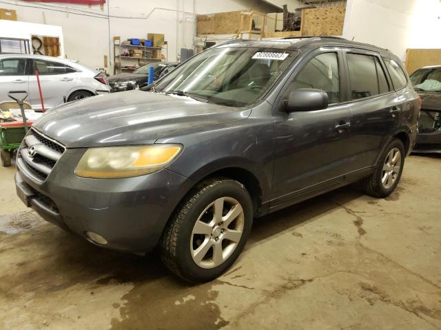 5NMSH73E37H060060 - 2007 HYUNDAI SANTA FE SE BLUE photo 1