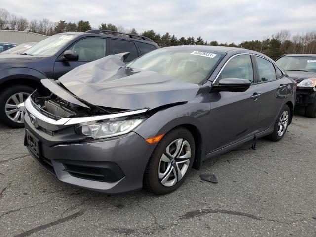 19XFC2F58HE224135 - 2017 HONDA CIVIC LX GRAY photo 1