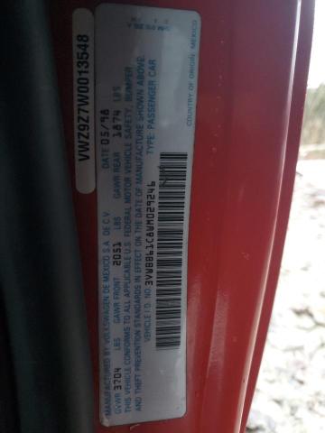 3VWBB61C8WM029246 - 1998 VOLKSWAGEN NEW BEETLE Rot Foto 12