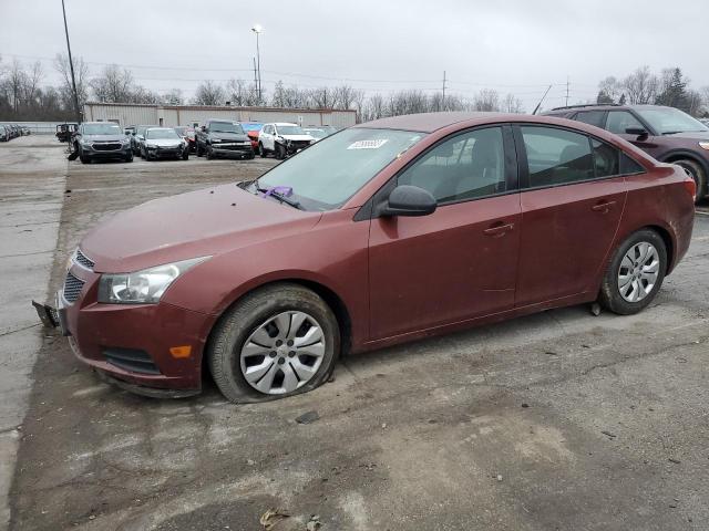 1G1PA5SHXD7217461 - 2013 CHEVROLET CRUZE LS MAROON photo 1