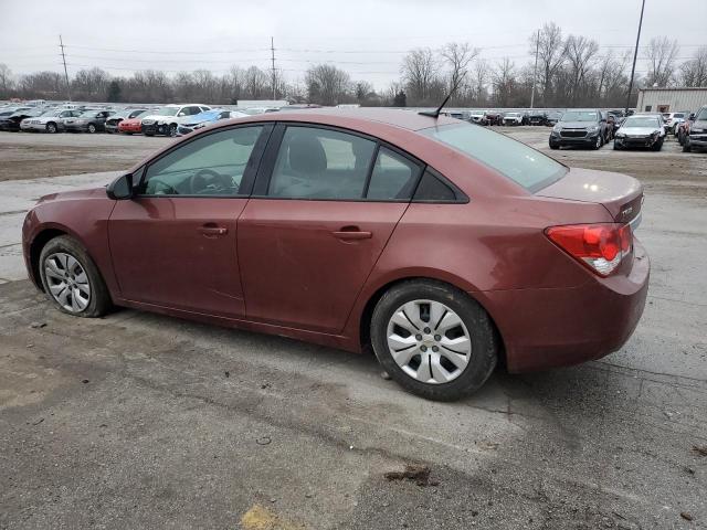 1G1PA5SHXD7217461 - 2013 CHEVROLET CRUZE LS MAROON photo 2