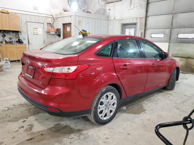 1FAHP3F23CL235817 - 2012 FORD FOCUS SE RED photo 3