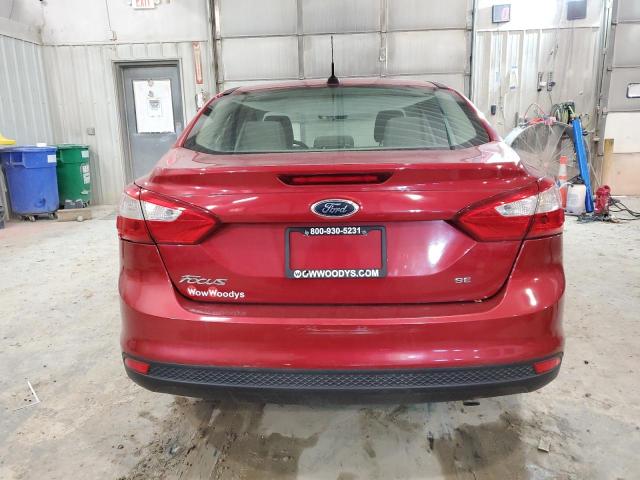 1FAHP3F23CL235817 - 2012 FORD FOCUS SE RED photo 6