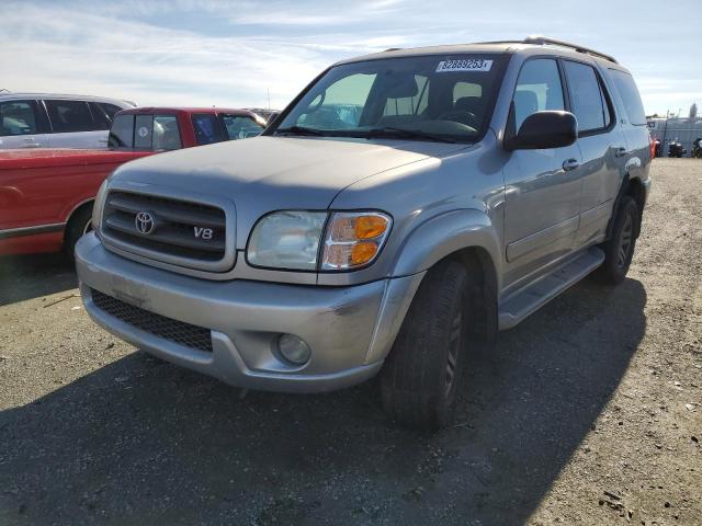 5TDZT34A23S154620 - 2003 TOYOTA SEQUOIA SR5 SILVER photo 1