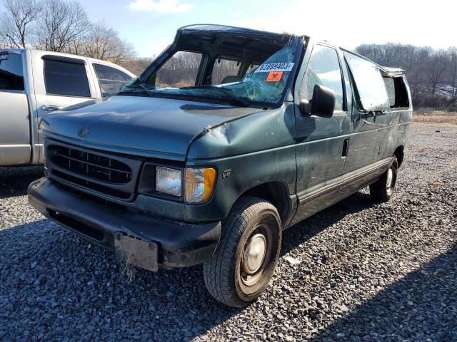 1FMEE11L2VHC00291 - 1997 FORD ECONOLINE E150 GREEN photo 1