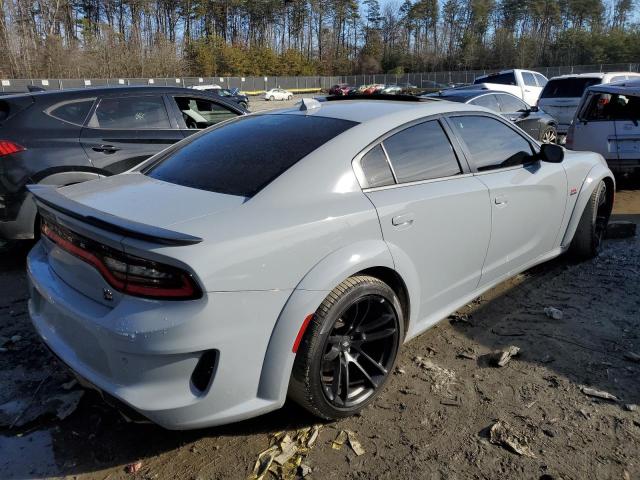 2C3CDXGJ7MH611660 - 2021 DODGE CHARGER SCAT PACK GRAY photo 3