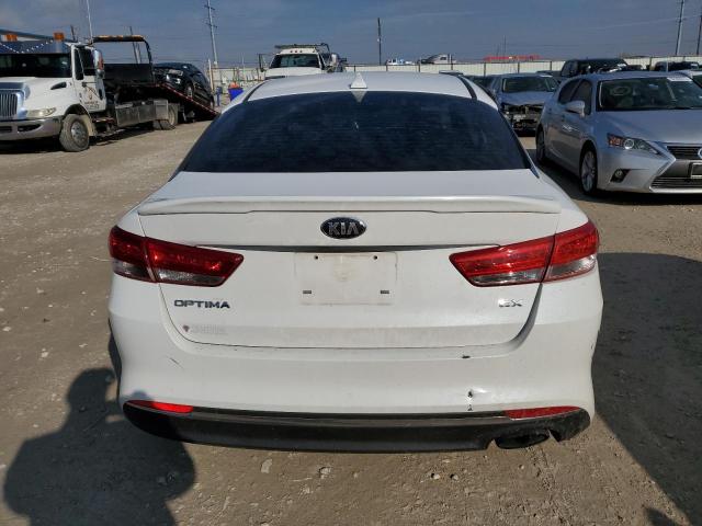 5XXGU4L37HG164002 - 2017 KIA OPTIMA EX WHITE photo 6