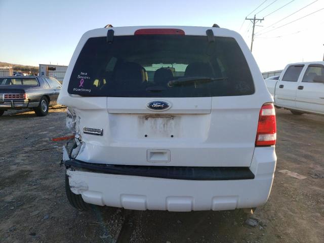 1FMCU9D79BKC38221 - 2011 FORD ESCAPE XLT WHITE photo 6