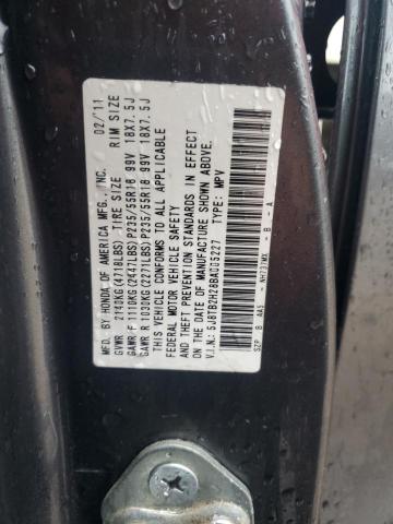 5J8TB2H28BA005227 - 2011 ACURA RDX GRAY photo 12