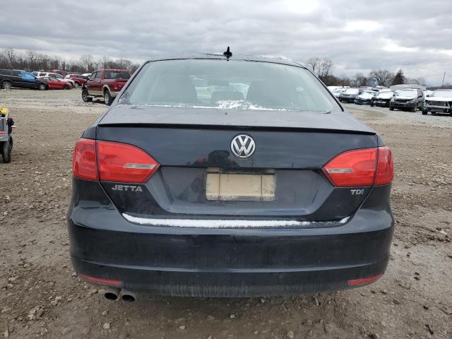 3VWLL7AJ1DM392121 - 2013 VOLKSWAGEN JETTA TDI BLACK photo 6